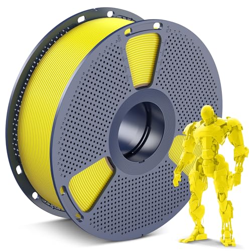 SUNLU PLA 3D Printer Filament, Yellow, 1KG