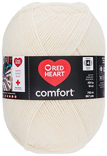 Red Heart Comfort Yarn, New Cream