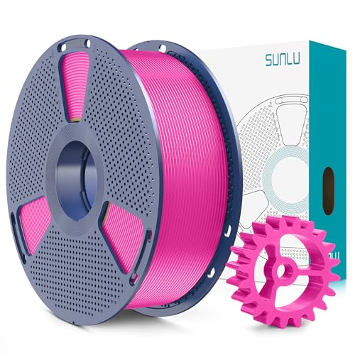 SUNLU PLA+2.0 3D Printer Filament, Magenta, 1KG