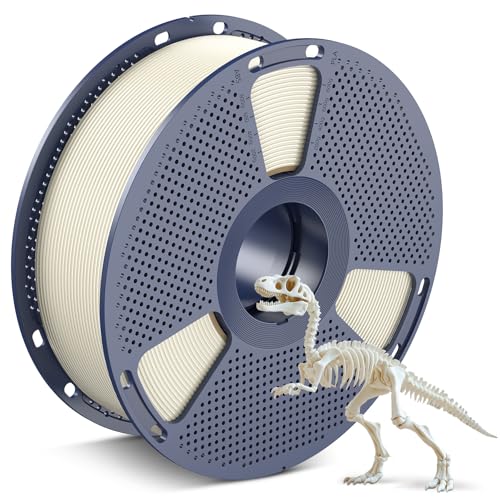 SUNLU PLA 3D Printer Filament, Bone White, 1KG