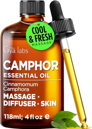 Camphor Essential Oil for Skin, Hair & Diffuser - 4 Fl Oz