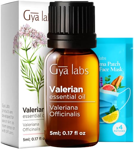 Valerian Essential Oil for Skin, Hair & Diffuser - 0.17 Fl Oz