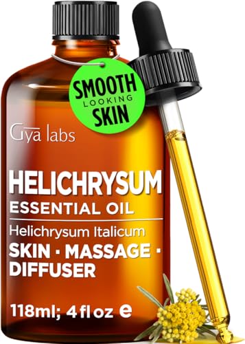 Helichrysum Essential Oil for Skin, Hair & Diffuser - 4 Fl Oz