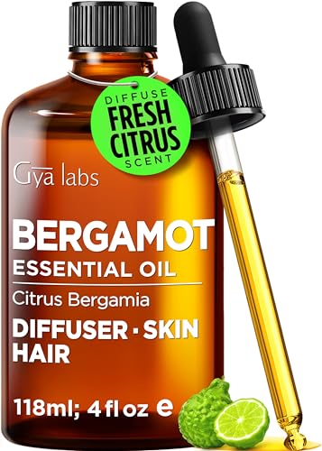 Bergamot Essential Oil for Skin, Hair & Diffuser - 4 Fl Oz
