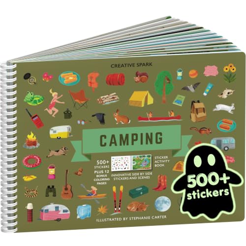 Cupkin Camping Coloring & Sticker Activity Book | 500+ Stickers