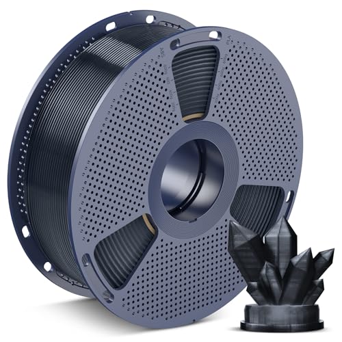 SUNLU PLA 3D Printer Filament, Transparent Mist Black, 1KG