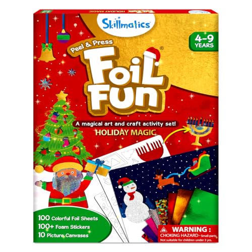 Skillmatics Foil Fun Christmas Holiday Magic, Gifts for Boys & Girls