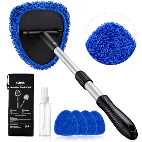 AstroAI 21" Extra-Long Windshield Cleaner Tool & Car Interior Detailing Kit
