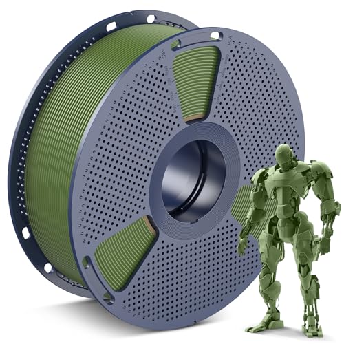 SUNLU PLA 3D Printer Filament, Olive Green, 1KG