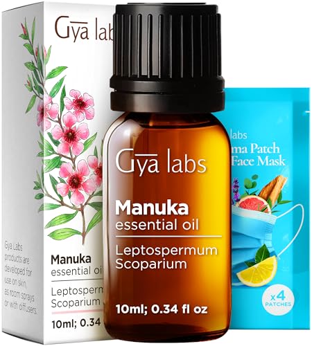 Manuka Essential Oil for Skin, Hair & Diffuser - 0.34 Fl Oz