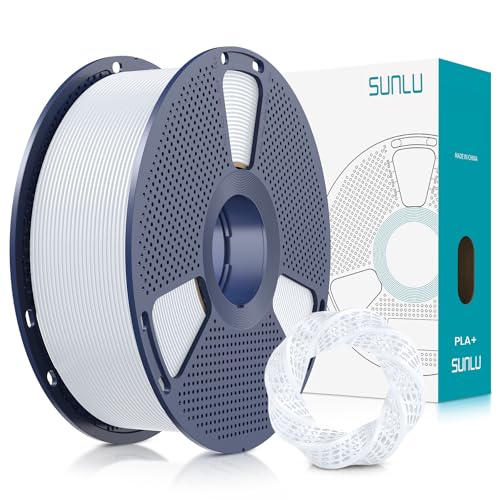 SUNLU PLA Plus Filament 1.75mm Ceramic White 1KG