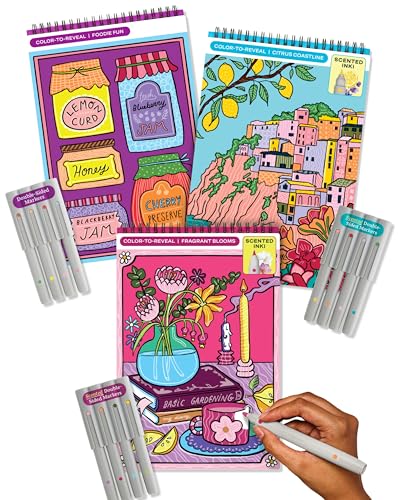 Lifelines FlowArt Activity Pad 3-Pack, Guided Art Meditation Coloring Books