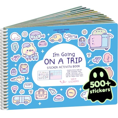 Cupkin My First Trip Coloring & Sticker Activity Book | 500+ Stickers