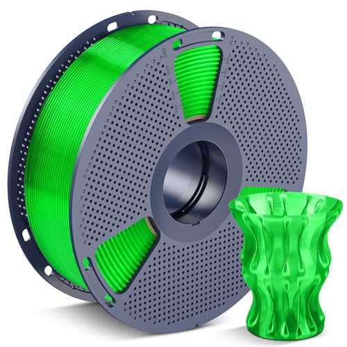SUNLU PLA 3D Printer Filament, Clear Green, 1KG