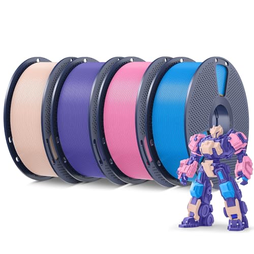 SUNLU 3D Printer Filament PLA Plus 1.75mm, 4KG Bundle