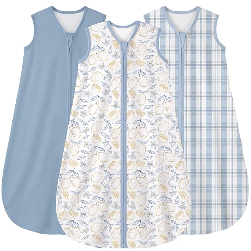 Yoofoss Baby Sleep Sack 18-24 Month 0.5TOG 100% Organic Cotton 2-Way Zipper