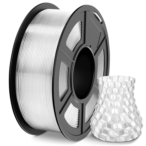 SUNLU PLA 3D Printer Filament, Transparent, 1KG