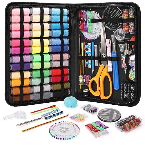 Coquimbo Professional Sewing Kit for Adults, 213 Pieces Sewing Tools
