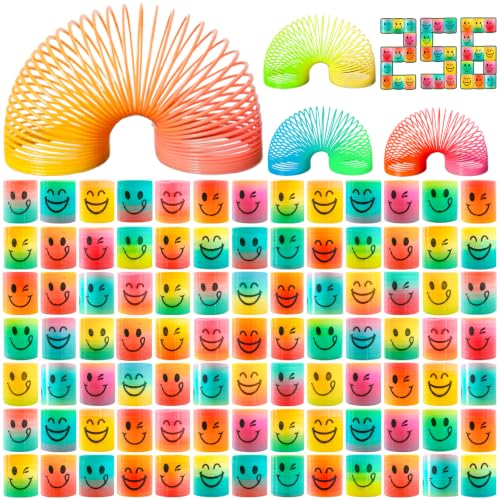 Cocurb 256 PCs Mini Spring Party Favors for Kids 4 to 8, 4 Assorted Designs