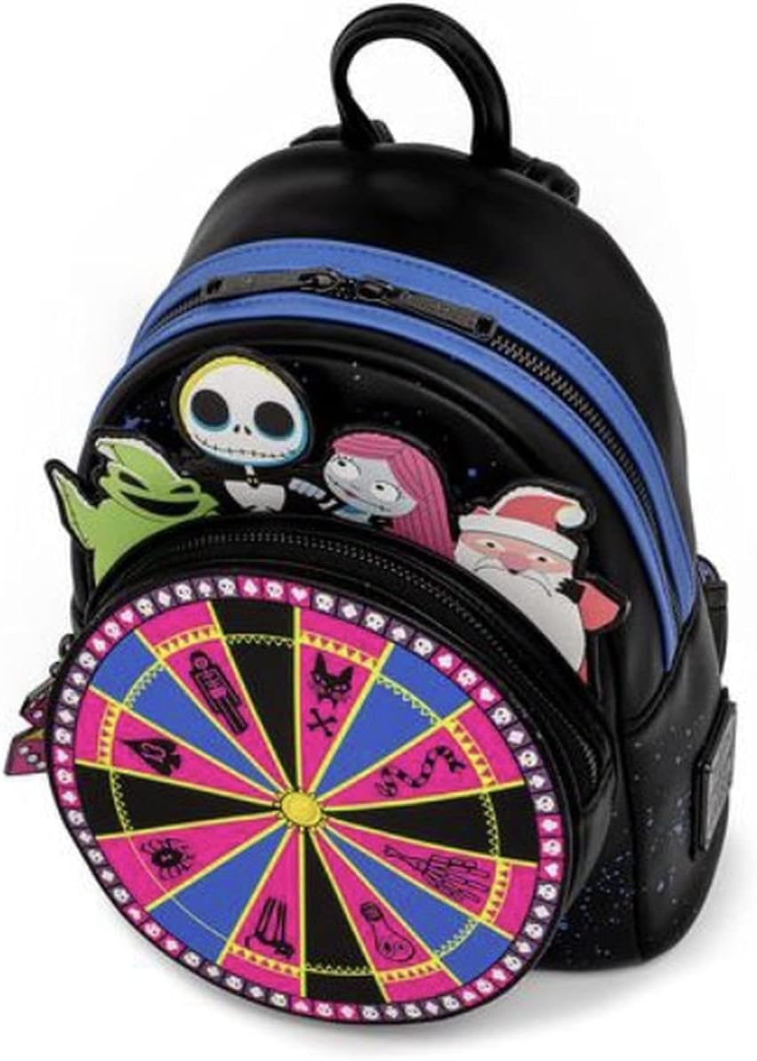 Loungefly Nightmare Before Christmas Oogie Boogie Wheel Mini Backpack