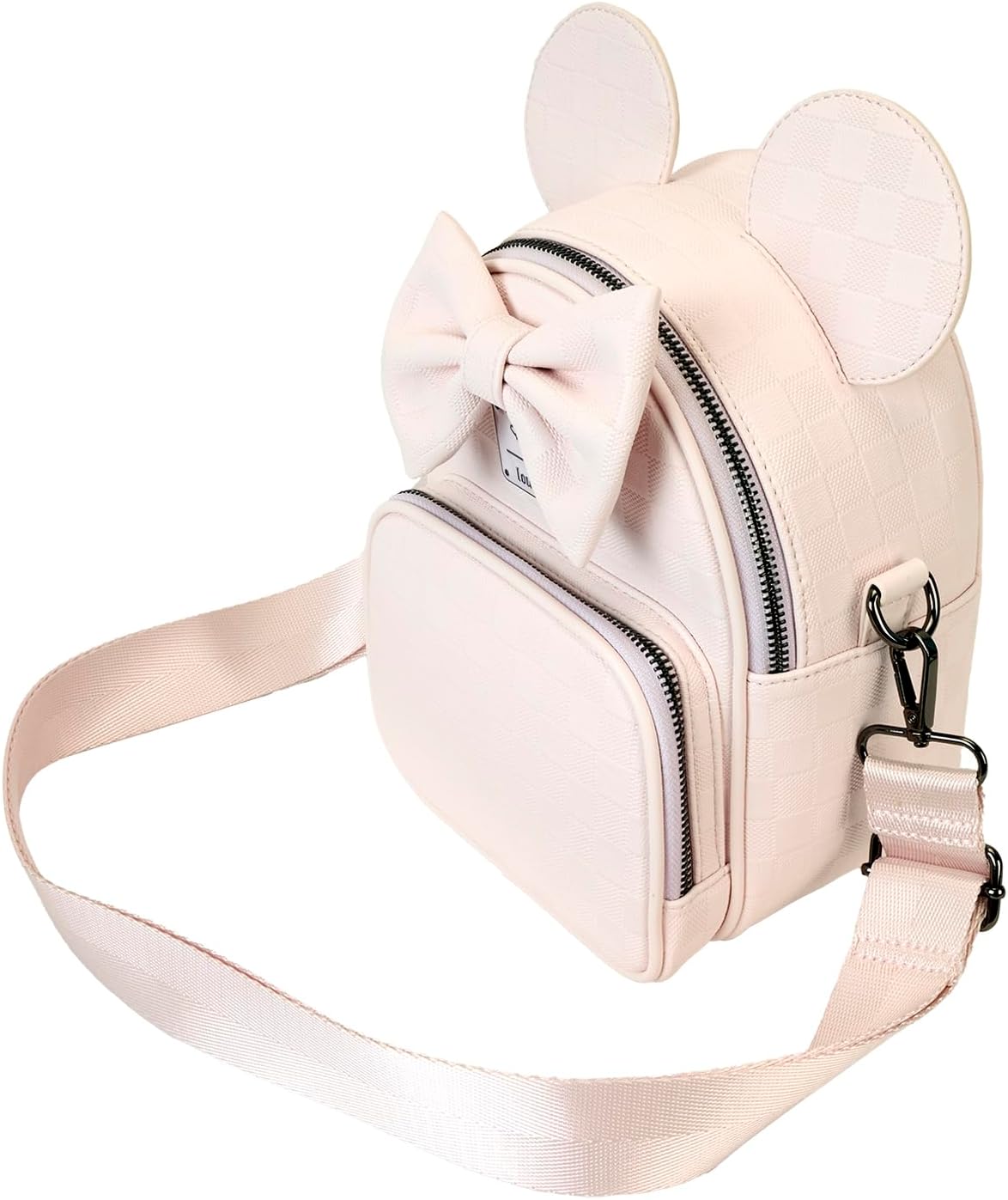 Loungefly Minnie Mouse Checkered Convertible Mini Backpack & Crossbody Bag
