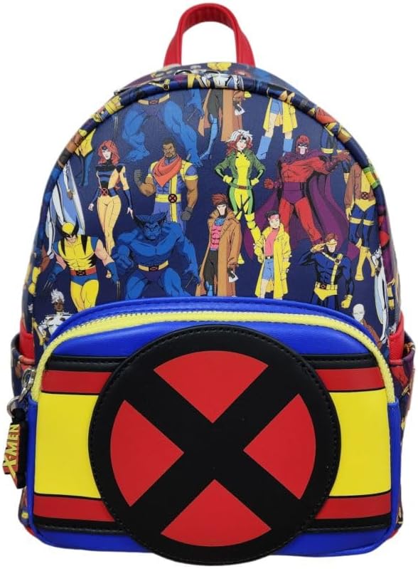Loungefly Marvel Comic X-Men 1997 All Over Print Mini Backpack