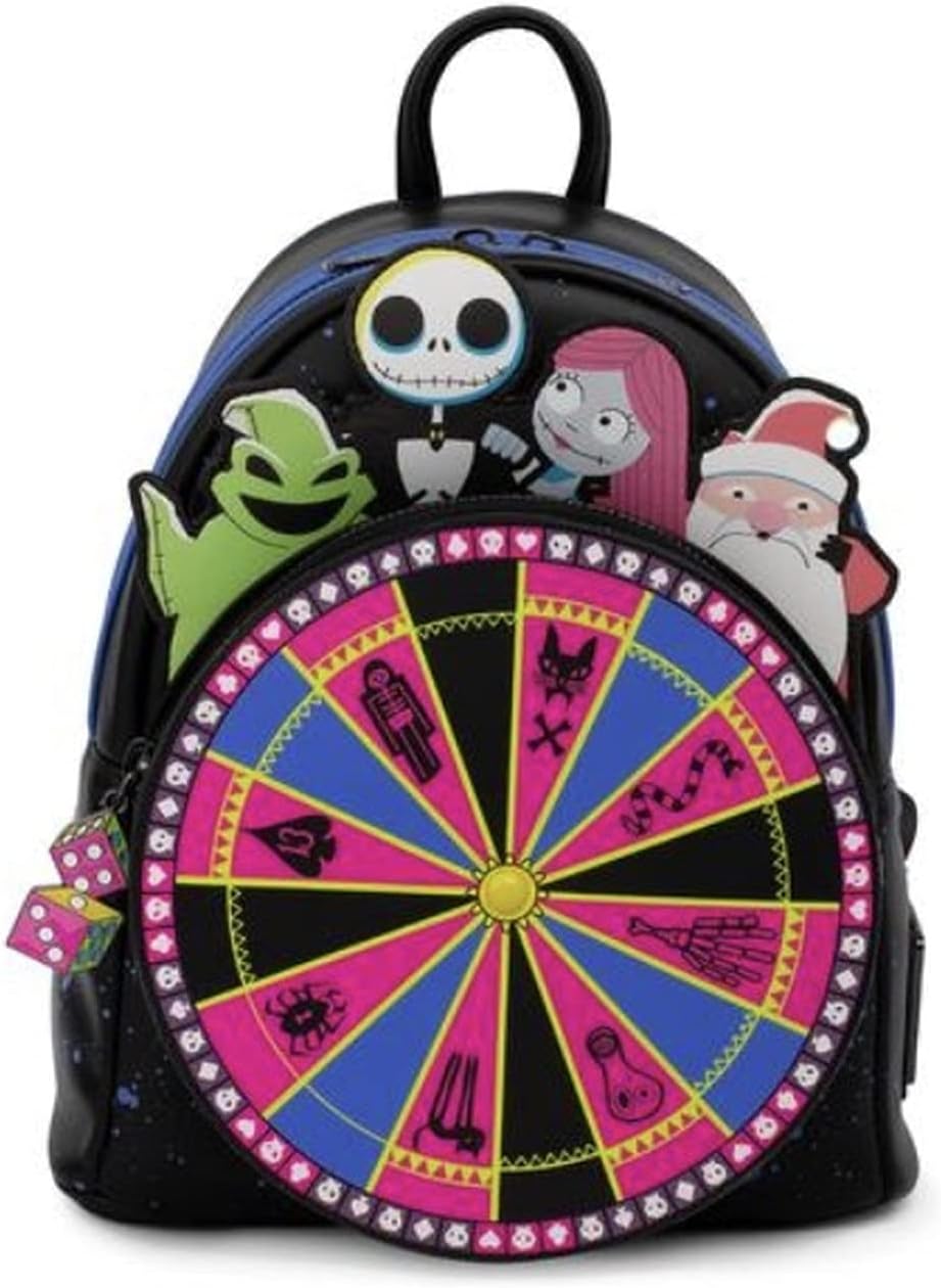 Loungefly Nightmare Before Christmas Oogie Boogie Wheel Mini Backpack