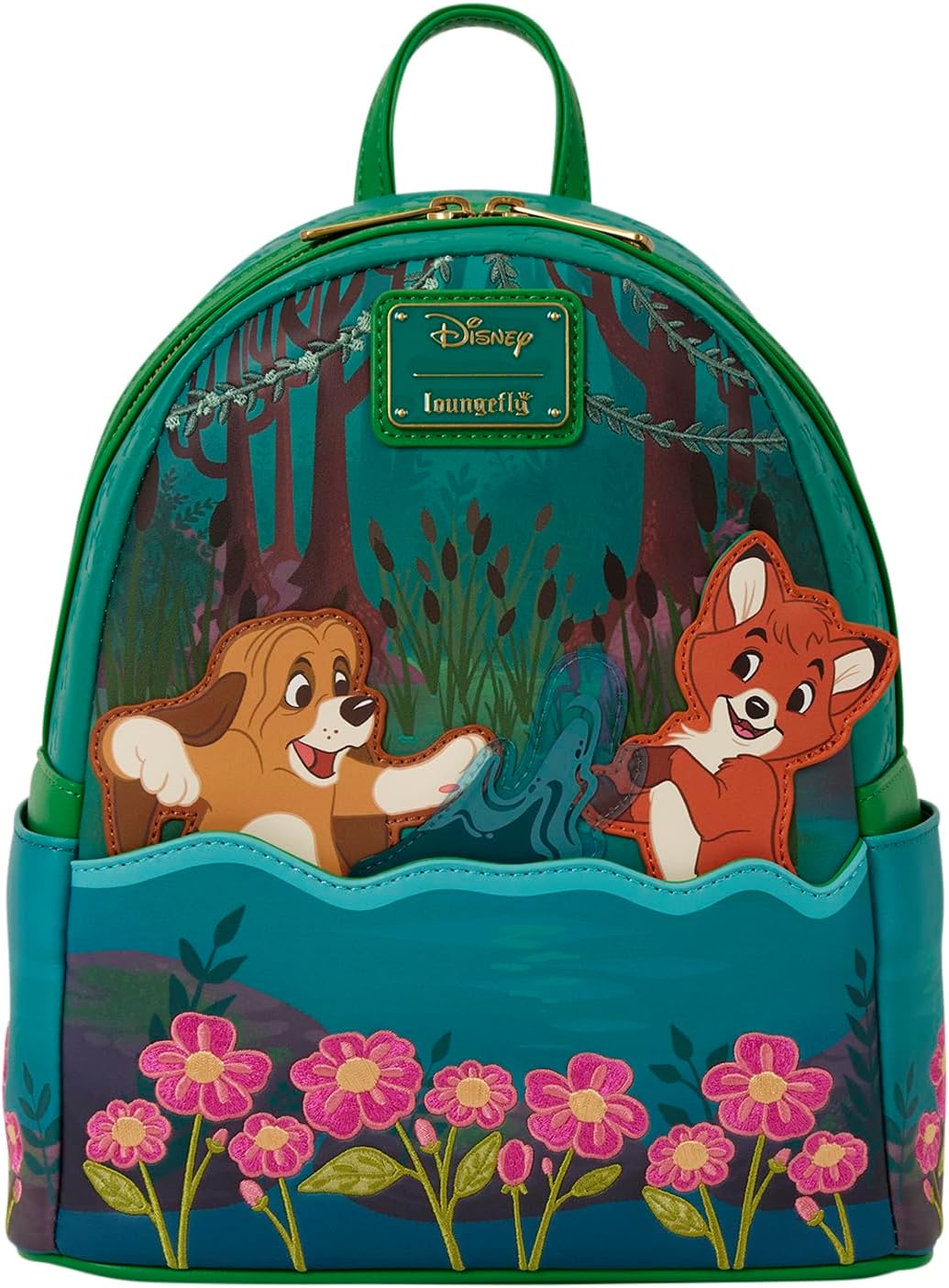 Loungefly Disney The Fox and the Hound Tod and Copper Mini Backpack
