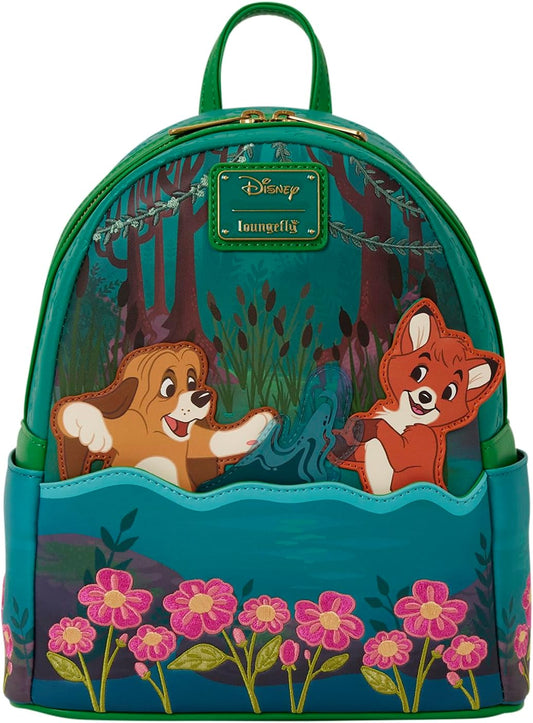 Loungefly Disney The Fox and the Hound Tod and Copper Mini Backpack
