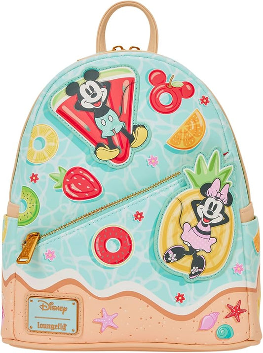 Loungefly Disney Mickey & Minnie Beach Fun Mini Backpack