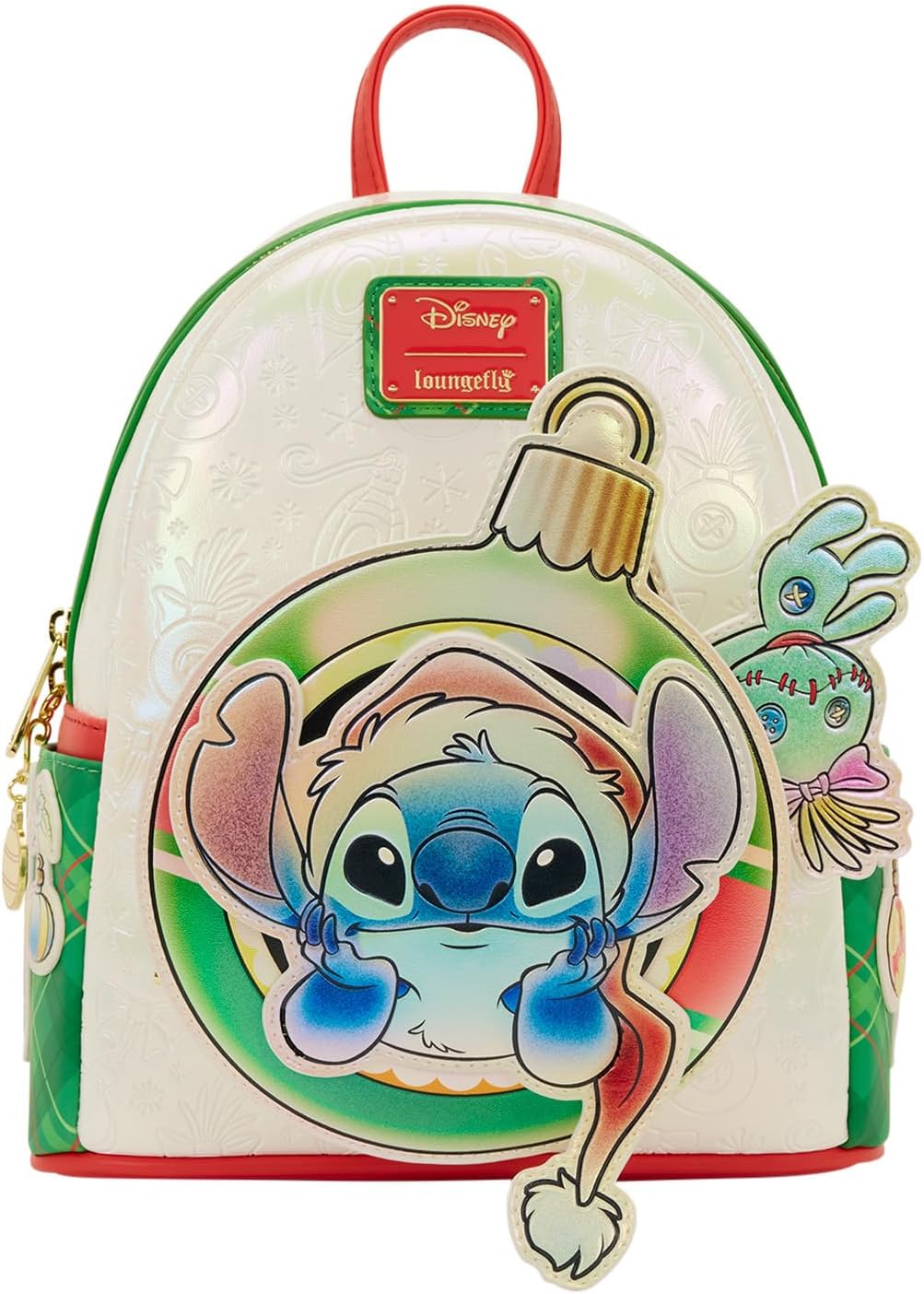 Loungefly Disney Lilo and Stitch Holiday Mini Backpack