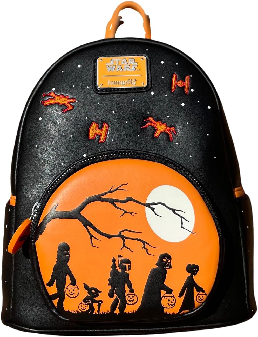 Loungefly Star Wars Trick or Treat Glow in the Dark Mini Backpack