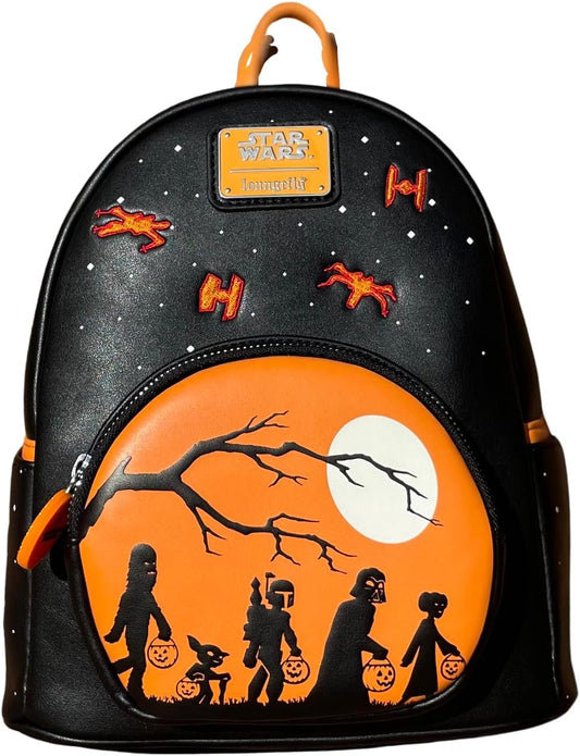 Loungefly Star Wars Trick or Treat Glow in the Dark Mini Backpack