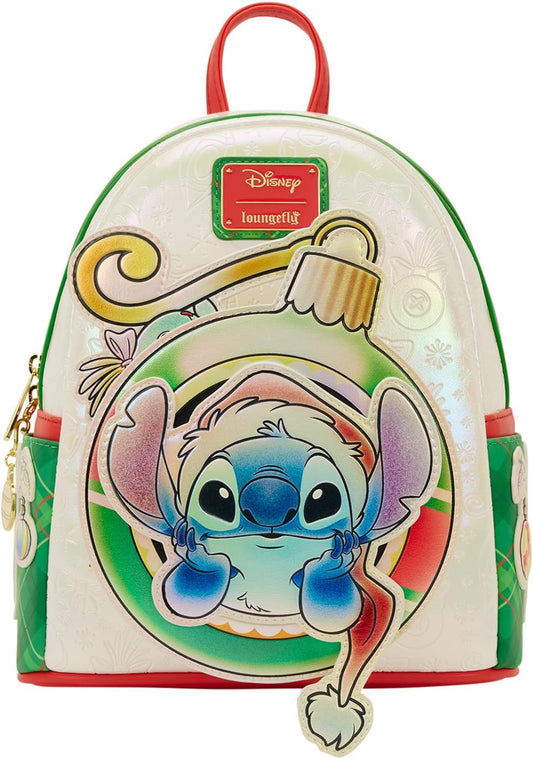 Loungefly Disney Lilo and Stitch Holiday Mini Backpack