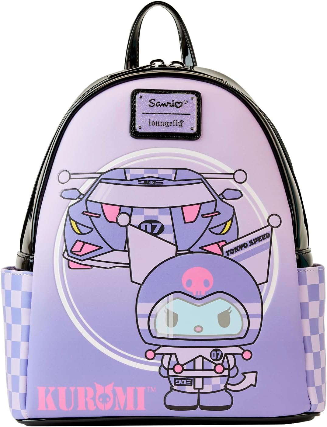 Loungefly Sanrio Kuromi Tokyo Speed Racer Mini Backpack