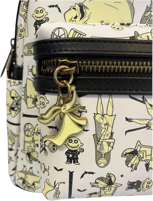 Loungefly Nightmare Before Christmas Glow-in-the-Dark Mini Backpack