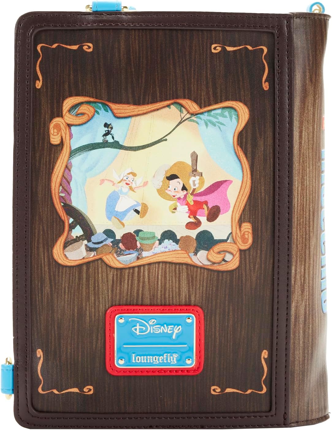 Loungefly Disney Classic Books Pinocchio Convertible Crossbody Bag