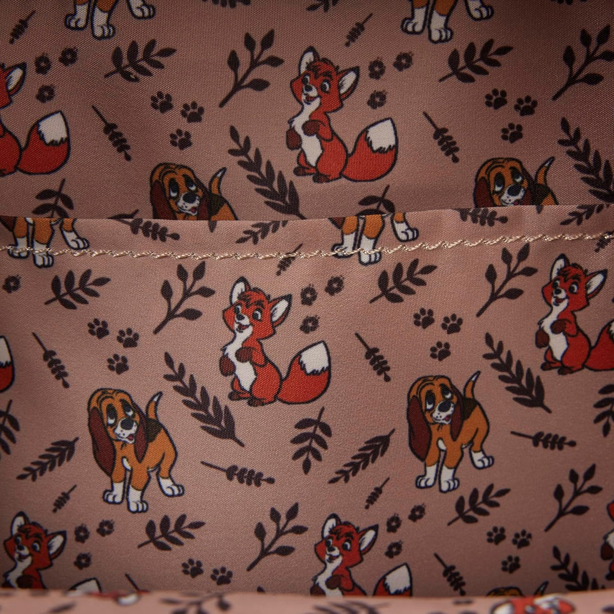 Loungefly Disney The Fox and the Hound Tod and Copper Mini Backpack