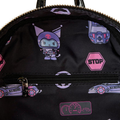 Loungefly Sanrio Kuromi Tokyo Speed Racer Mini Backpack